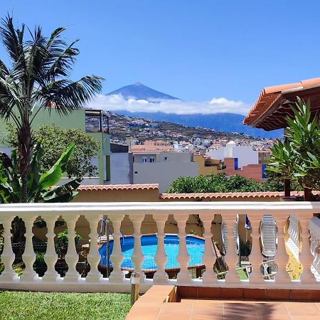 Casa" Vistas Al Teide" Mar Piscina Privada Parking Cubierto Gratuito En Las Instalaciones La Victoria de Acentejo Dış mekan fotoğraf