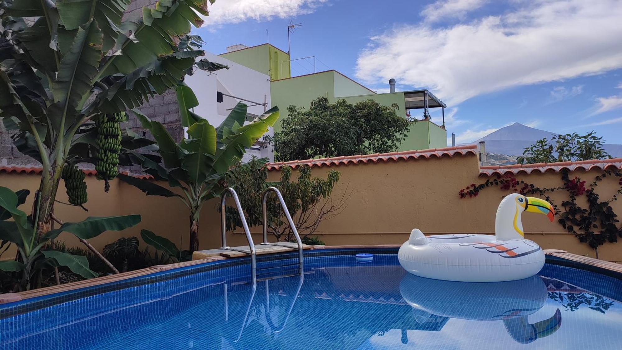 Casa" Vistas Al Teide" Mar Piscina Privada Parking Cubierto Gratuito En Las Instalaciones La Victoria de Acentejo Dış mekan fotoğraf